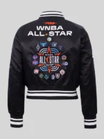 WNBA All Teams All Star Women’s Black Satin Jacket