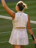 Wimbledon 2026 Aryna Sabalenka White Dress