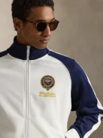 Wimbledon 2026 Polo Ralph Lauren Classic Fit White Track Jacket