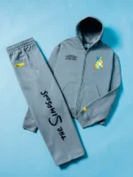 Women the simpsons x shoe palace family zip up grey tracksuit