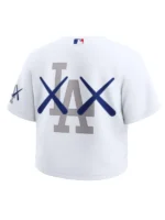 Women's LA Dodgers Nike x KAWS Cropped Jersey