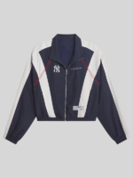 Women's New York Yankees Off Season x MLB Navy Lightweight Full-Zip Track Jacket