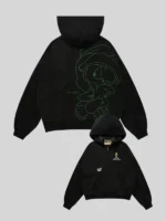 YoungLA x Looney Tunes Plaid Black Hoodie
