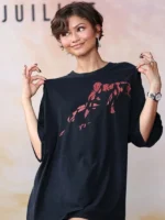Zendaya Spider-Man Blue Fleece Pullover T-Shirt