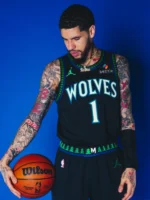 black lamelo ball jersey timberwolves