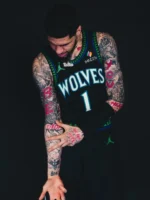 lamelo ball timberwolves jersey black