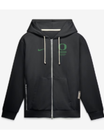 2026 Nike Oregon Ducks Black Standard Issue Zip-Up Hoodie