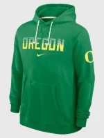 2026 Nike Oregon Ducks Sideline Green Hoodie