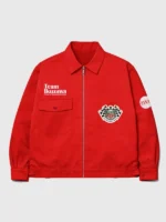 2026 TAG Heuer x BWD x Team Ikuzawa Red Zip-Up Work Jacket