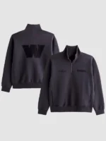 2026 Washington Commanders Abercrombie Fitch Unisex Grey Half Zip Sweatshirt