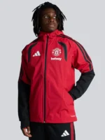26-27 Manchester United Tiro Authentic Red Rain Jacket