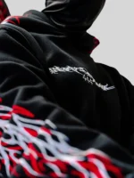 444 V3 Reflective Black Hoodie