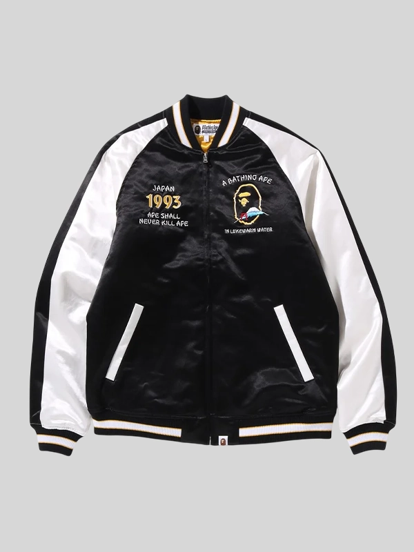 A Bathing Ape Men Japan Souvenir Jacket A Bathing Ape Men Japan Souvenir Jacket