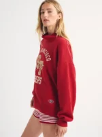 Abercrombie 49ers Mock Neck Sweatshirt