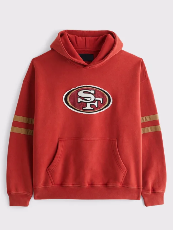Abercrombie 49ers Popover Hoodie Abercrombie 49ers Popover Hoodie