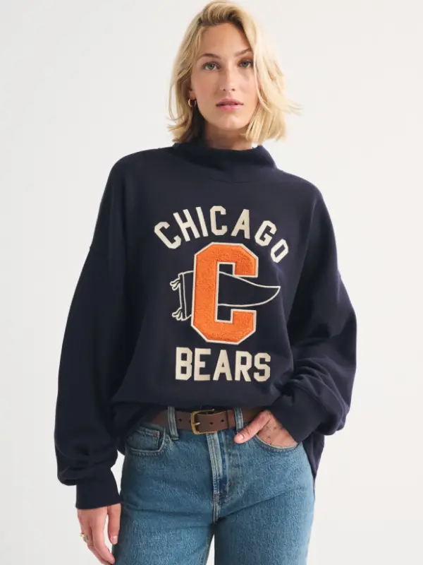 Abercrombie Bears Funnel Neck Sweatshirt Abercrombie Bears Funnel Neck Sweatshirt