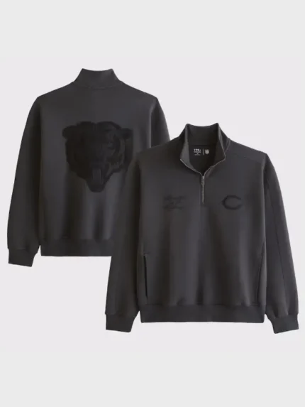Abercrombie Bears YPB neoKNIT MAX Half-Zip Sweatshirt