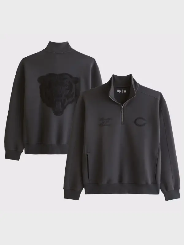 Abercrombie Bears YPB neoKNIT MAX Half-Zip Sweatshirt Abercrombie Bears YPB neoKNIT MAX Half-Zip Sweatshirt