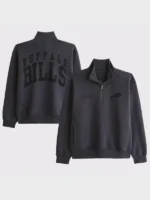 Abercrombie Buffalo Bills YPB neoKNIT MAX Half-Zip Sweatshirt
