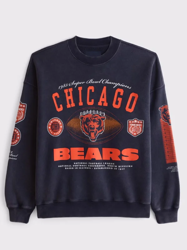 Abercrombie Chicago Bears Crew Sweatshirt Abercrombie Chicago Bears Crew Sweatshirt