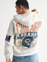 Abercrombie Chicago Bears Zip-Up Hoodie