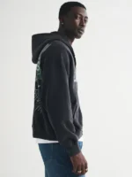 Abercrombie Eagles Zip-Up Hoodie Black