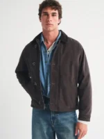 Abercrombie & Fitch Canvas Fireman Clasp Jacket