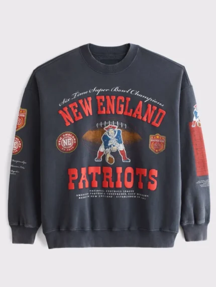 Abercrombie Patriots Crew Sweatshirt