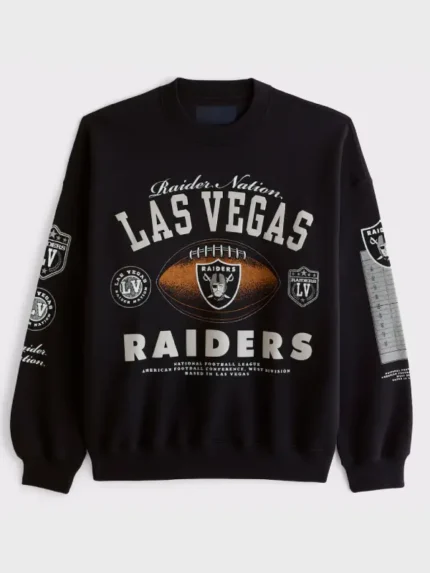 Abercrombie Raiders Sweatshirt Black