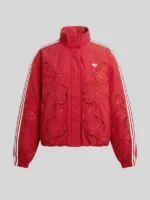 Adidas ASOS Oversized Cutwork Red Track Jacket