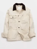 Aerie Barn Jacket White