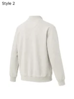 Alabama Oversized Mock Neck Sweatshirt Grey