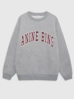 Anine Bing Spencer Sweatshirt Grey