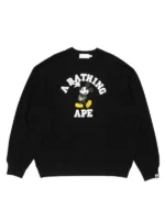 BAPE x Disney Mickey Mouse Crewneck Sweratshirt Black