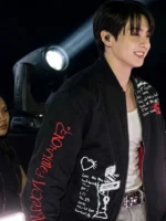 BTS Arirang Jungkook What Is Your Love Song Bomber Jacket Black