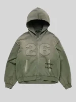 BTS Arirang Tour Green Zip-Up Korea Hoodie - Image 2