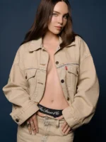 Belinda Levi’s Beige Trucker Jacket