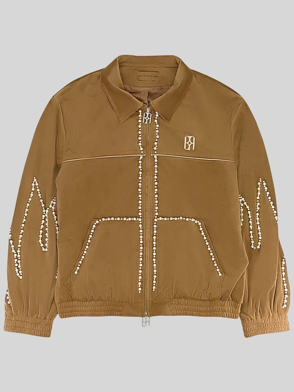 Birth Of Royal Child Flame Pearl Velvet Work Jacket Birth Of Royal Child Flame Pearl Velvet Work Jacket