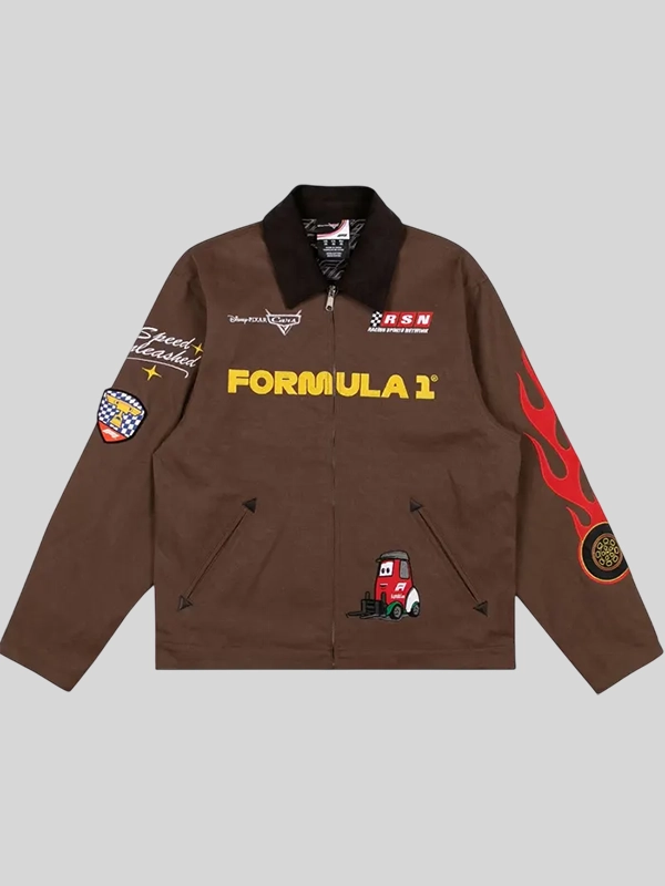 Brown Lightning McQueen Jacket Adults Brown Lightning McQueen Jacket Adults