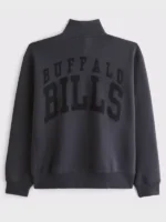 Buffalo Bills Abercrombie YPB neoKNIT MAX Half-Zip Sweatshirt Black