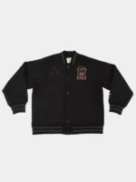 Cakeworthy Mickey Mouse Vampire Varsity Jacket Black