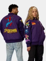 Cakeworthy Spider Man 90's Varsity Jacket