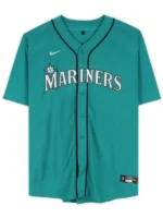 Cal Raleigh Seattle Mariners Autographed Fanatics Authentic Green Nike Replica Jersey