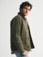 Canvas Fireman Clasp Jacket Abercrombie