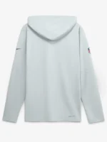Chicago Bears Nike Big & Tall Sideline Game On Lightweight Hooded Long Sleeve Dri-FIT Top - Navy