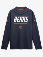 Chicago Bears Nike Sideline Game On Long Sleeve Hooded T-shirt