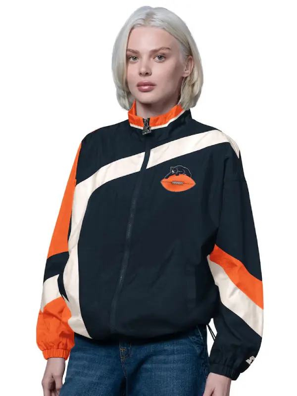 Chicago Bears Starter 1st Quarter Windbreaker Jacket Chicago Bears Starter 1st Quarter Windbreaker Jacket
