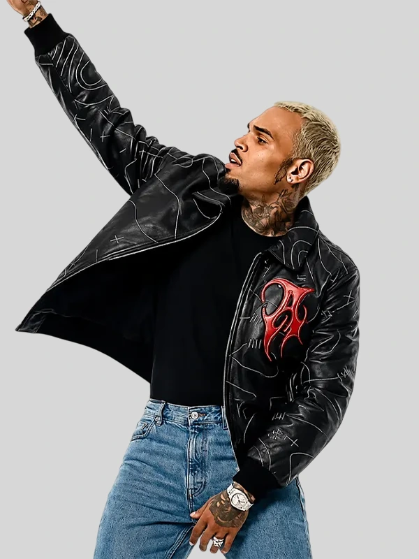 Chris Brown Auracles x Pelle Pelle Topography Jacket Chris Brown Auracles x Pelle Pelle Topography Jacket