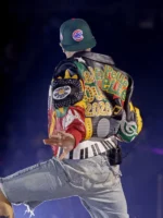 Chris Brown Pelle Pelle Bespoke Leather Jacket