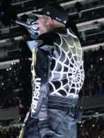 Chris Brown Spider Man Black Jacket